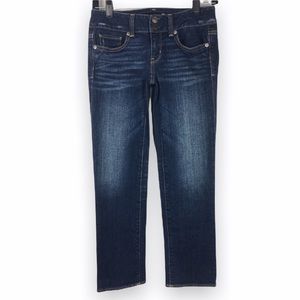 American Eagle Womens Size 0 Artist Stretch Crop‎ Jeans
